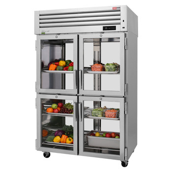 Turbo Air PRO-50-4R-GS-PT-N 2 section Pass-Thru Refrigerator- PRO Series Turbo Air PRO-50-4R-GS-PT-N 2 section Pass-Thru Refrigerator- PRO Series