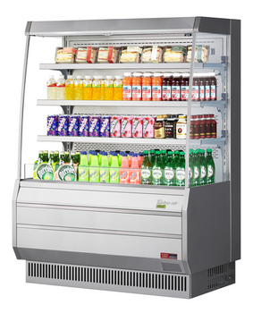 Turbo Air TOM-50MS-N Vertical Open Display Merchandiser - Mid-Height - 12.3 Cu. Ft. Turbo Air TOM-50MS-N Vertical Open Display Merchandiser - Mid-Height - 12.3 Cu. Ft.