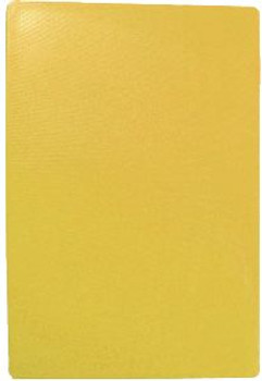 TableCraft CB1218YA 12" x 18" x 1/2" Yellow Cutting Board TableCraft CB1218YA 12" x 18" x 1/2" Yellow Cutting Board