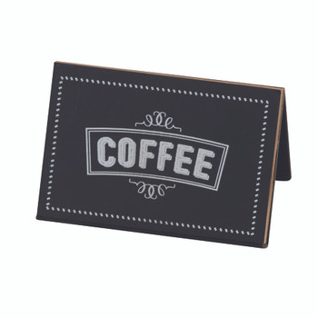 Cal-Mil 3047-1 Chalkboard Tent Label  Pre-Printed COFFEE Cal-Mil 3047-1 Chalkboard Tent Label  Pre-Printed COFFEE