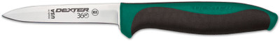 Dexter S360-3-1/2G-PCP 360 Series Paring Knife - Green Poly Handle Dexter S360-3-1/2G-PCP 360 Series Paring Knife - Green Poly Handle