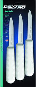 Dexter S104-3PCP Cook's Style Paring Knife - Box Set