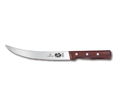 Victorinox 5.7200.20 8" Curved Breaking Knife with Rosewood Handle Victorinox 5.7200.20 8" Curved Breaking Knife with Rosewood Handle