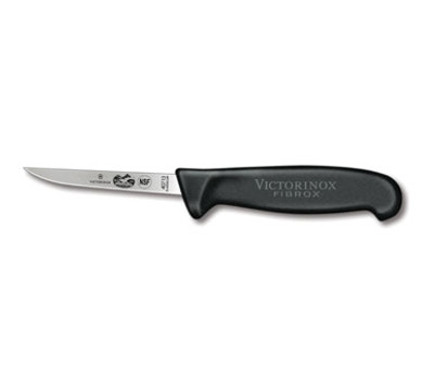 Victorinox 5.6203.09 3-3/4" Deboning Knife with Black Handle