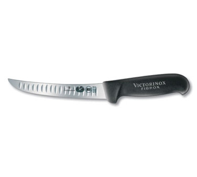 Victorinox 5.6523.15 6" Curved Boning Knife - Wide Blade with Granton Edge Victorinox 5.6523.15 6" Curved Boning Knife - Wide Blade with Granton Edge