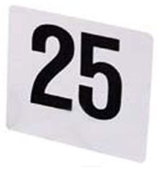 Admiral Craft 4-1-50 Table Numbers #'s 1-50 - 4" Plastic