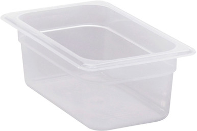 Cambro 46PP190 1/4 Size Translucent Food Storage Pan - 6 Deep