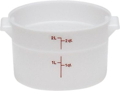 Cambro White Plastic Flat-Grip Tong - 6L