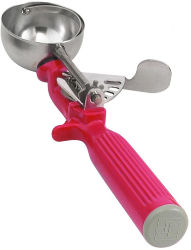 Vollrath 47160 Disher Ice Cream Scoop - Size #70 - .5 oz. - Globe