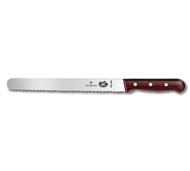 Victorinox 5.4230.25 10 Serrated Edge Roast Beef Slicing / Carving Knife  with Rosewood Handle