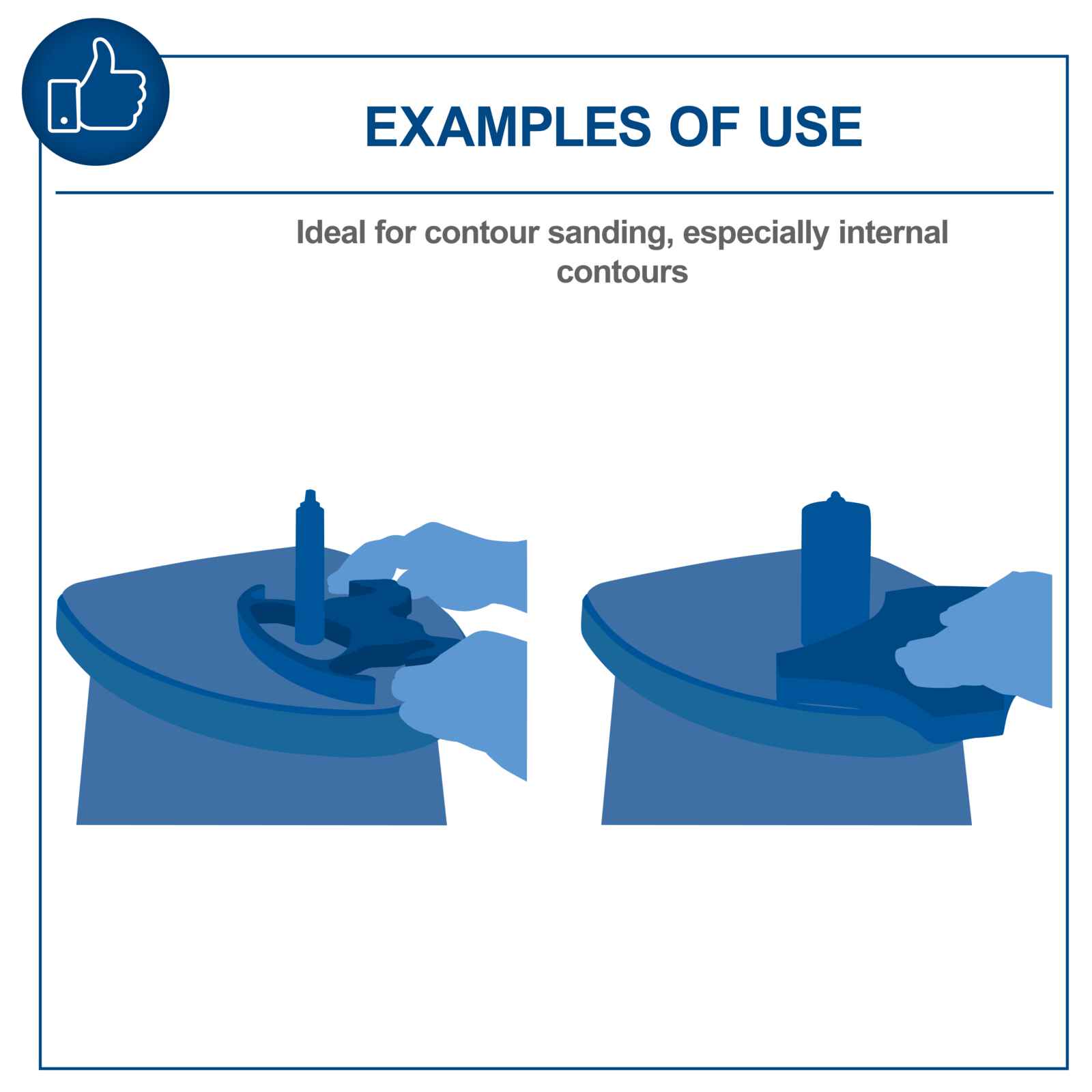 Example uses of  the Scheppach Oscillating Spindle Sander 220-240V 50Hz 450W 16mm, 6x Sanding Sleeves | OSM100