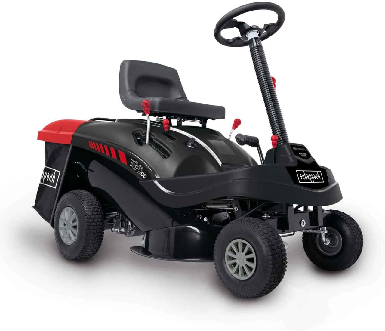 Scheppach 61cm Compact Petrol Ride-on Mower, 24'' Cut | MR196