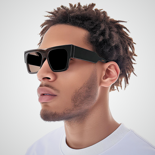 Metro Sleek Rectangular Sunglasses
