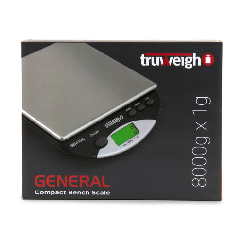 Truweigh General Compact Bench Scale 8000 x 1g
