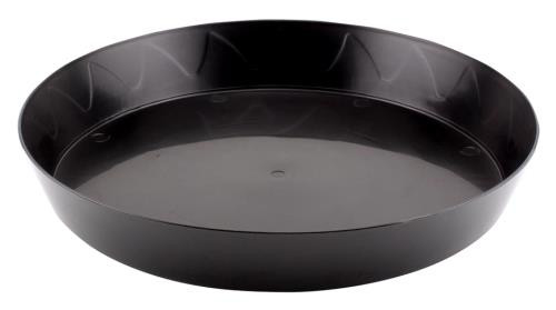 Gro Pro Heavy Duty Black Saucer - 12 in, single