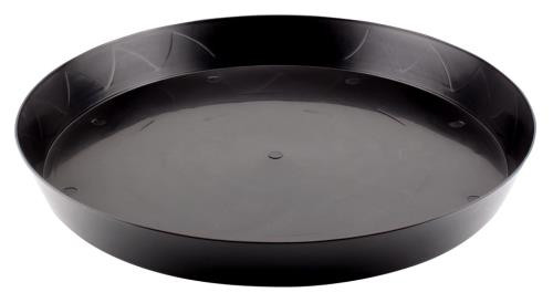 Gro Pro Heavy Duty Black Saucer - 16 in (case of 35)