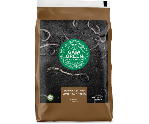 Gaia Green Organic Worm Castings, 30L U.S. (NA02)
