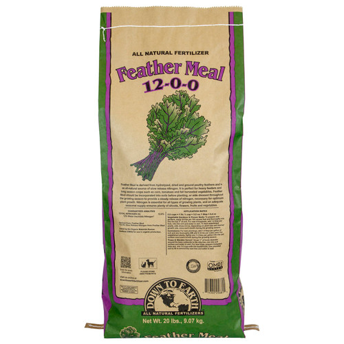 Down to Earth 20# Feather Meal 12-0-0 OMRI (50/PL) PALLET