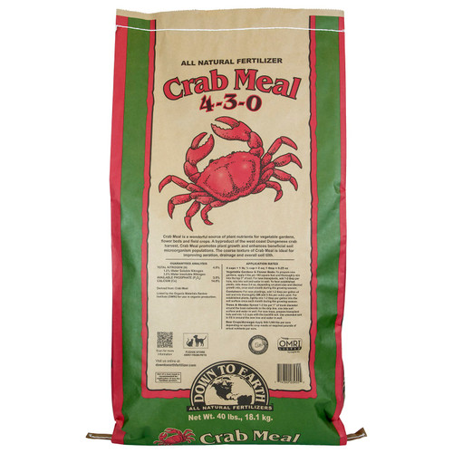 Down to Earth 40# Crab Meal 4-3-0 OMRI (50/PL) PALLET