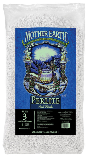 Mother Earth #3 Perlite - 4cu ft - 1/2in