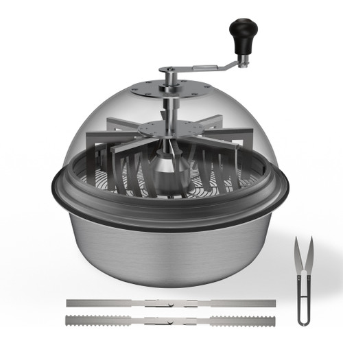 Ac Infinity Bud Bowl Trimmer, Twist Spin Cut with Clear Visibility Dome, 16-Inch