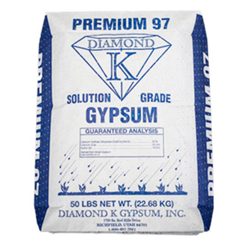 Diamond K Premium 97 Solution Grade Gypsum 50lbs – 30 BAGS