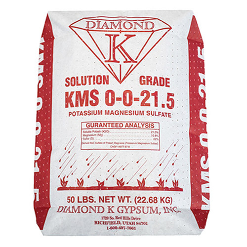 Diamond K KMS 0-0-21.5 Solution Grade Potassium 50 lb – 30 bags