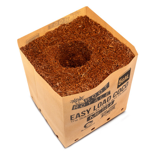 Root Royale Easy Load Coco Mesh Grow Bags 5 Gallon – case of 12