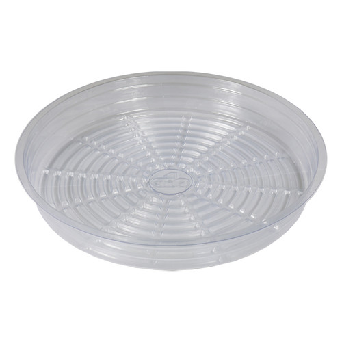 Grow1 14" Clear Plastic Pot Saucer – case of 100