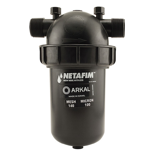 Netafim Manual Disc Filter 1in MPT x MPT 140 Mesh 5-26GPM