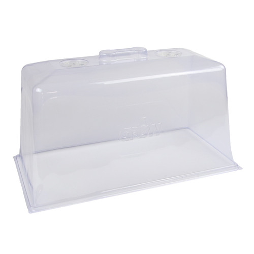 12" Premium Propagation Dome w/ Vents - 10" x 20" x 12" – case of 35