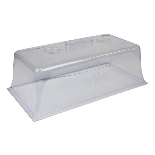 8" Premium Propagation Dome w/ Vents - 10" x 20" x 8.25" – 50 pack