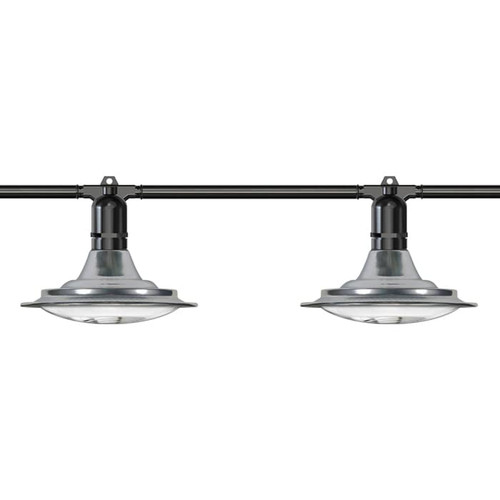 50' Greenhouse Expandable String Lights 14AWG w/ 12W LED 6500K Grow LED Bulbs (12 bulbs)