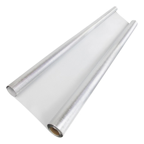 Diamond Foil on White 110 Micron 4ft x 50ft