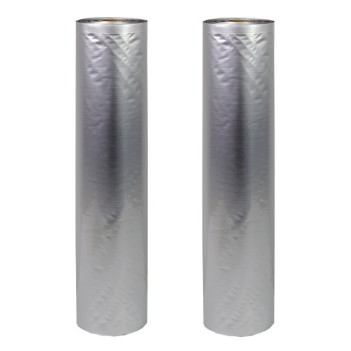 NatureVac Vacuum Seal Bags Aluminum Mylar 15in x 19.5ft (2 Rolls/Box)