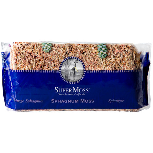 SuperMoss® Sphagnum Moss Bale - 0.35lb