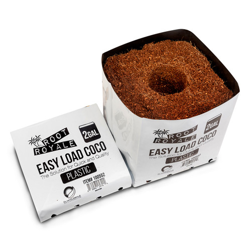 Root Royale Easy Load Coco Plastic Grow Bags 2 Gallon – pallet of 1320