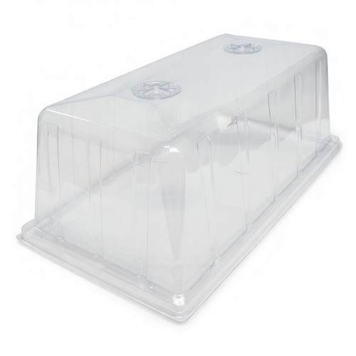 GROW1 8” Humidity Propagation Dome w/ Vents (10" x 20" x 8.25") (case of 50)