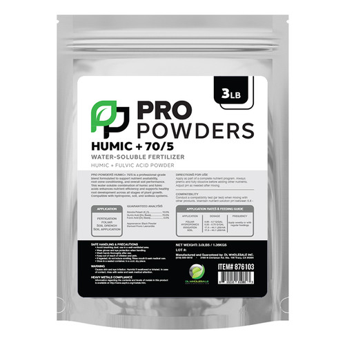 Pro Powders Humic + 70/5 (Humic & Fulvic Acid Powder) 3lbs
