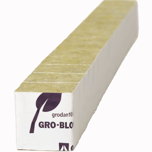 Grodan Gro-Block Improved Mini Block 1.5"2250 cubes/CS Unwrapped, PALLET OF 27000 BLOCKS