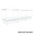 Trellis Bx D5 Galvanized steel 5ft long Horizontal Trellis Cross Bars and connectors (4 count/box)