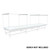 Trellis Bx D4 Galvanized steel 4ft long Horizontal Trellis Cross Bars and connectors (4 count/box)