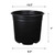 3 Gal Thermoformed Plastic Pot – case of 50