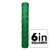 VineLine Durable Plastic Trellis Netting Green Roll 6.5ft x 3300ft w/ 6in Squares