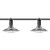 25' Greenhouse Expandable String Lights 14AWG w/ 12W LED 6500K Grow LED Bulbs (6 bulbs)