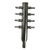 Chrome Air Divider 8 Outlet