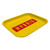 Large Dope Trays x Hybrid - yellow background red logo