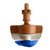 Netafim SpinNet Sprinkler Head with Check Valve, Brown Mist, Brown Body, Blue Spinner