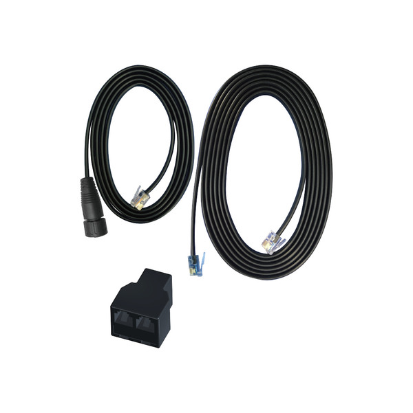 TrolMaster RJ12 to M16 PushLock Waterproof Connector converter Cable Set (ECS-5)