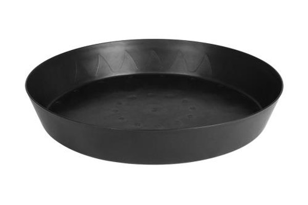 Gro Pro Heavy Duty Black Saucer w/ Tall Sides - 20 in (10/Cs)